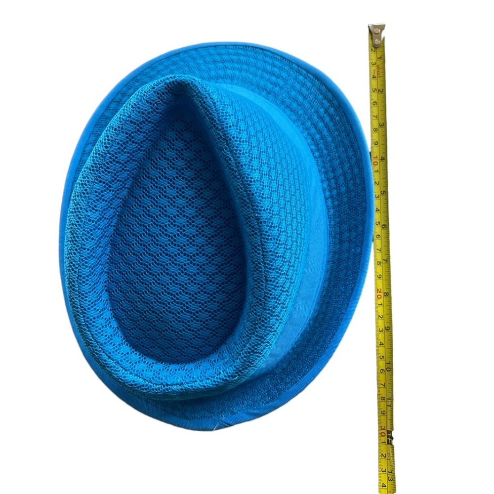 Black Horn Cowboy Hat Blue/teal One Size New with Tag - Picture 9 of 12